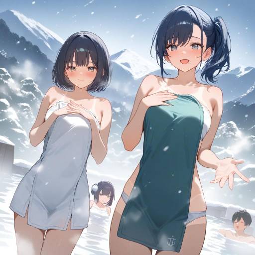 Winter Onsen: Cowboys and Kancolle Girls