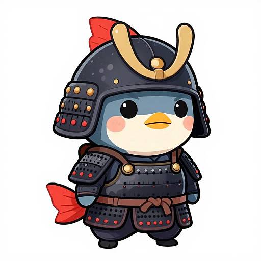 Anthropomorphic Piranha in Samurai Armor