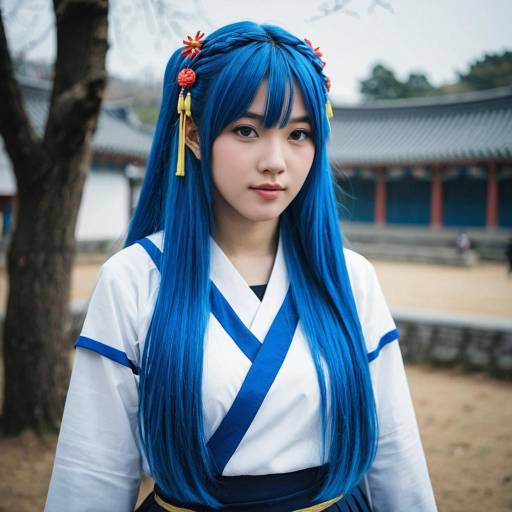 Eri Cosplay in Traditional Korean Outfit