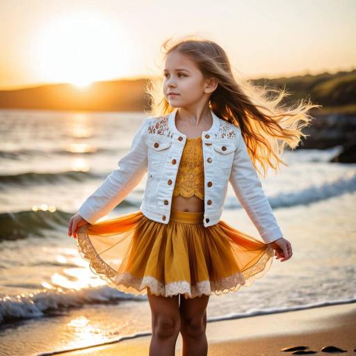 Charming Toddler Fashion by Ocean Sunset