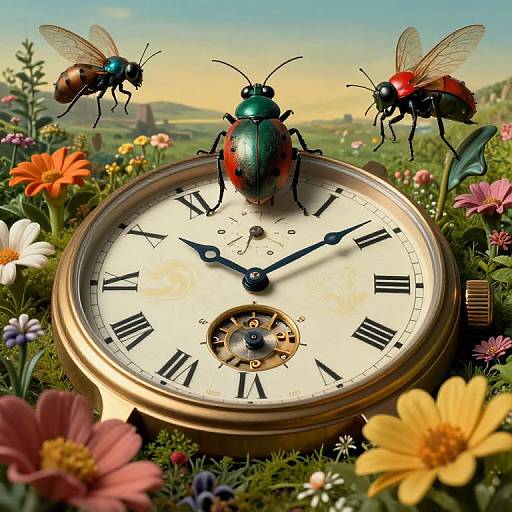 Surreal Bug's Eye View Dreamscape