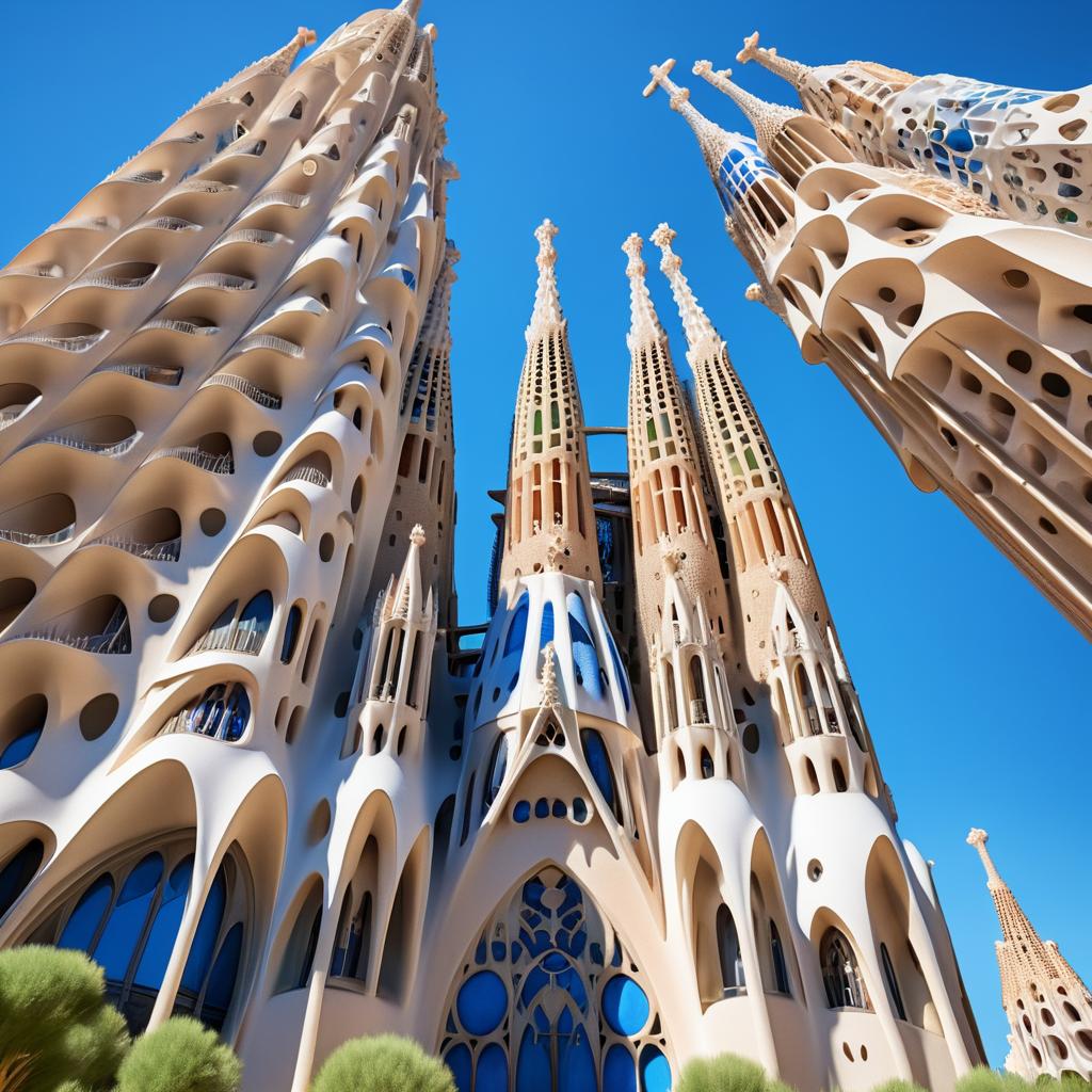 Hyperrealistic Vision of Sagrada Familia