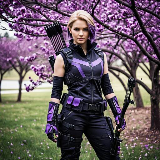 Sleek Hawkeye Inspired Cosplay Outfit