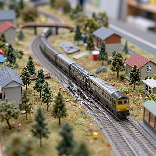66mm Scale Model Train Diorama
