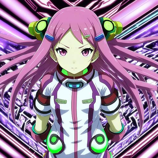 Illustration of Anemone (eureka seven), eureka seven (series) in the style of Kiryu manzoku