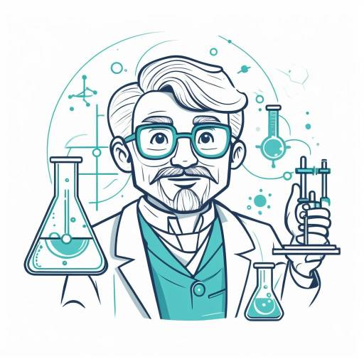 Illustration of a Seductive Scientist