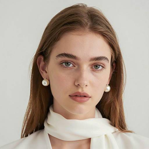 Portrait of a Young Woman in White