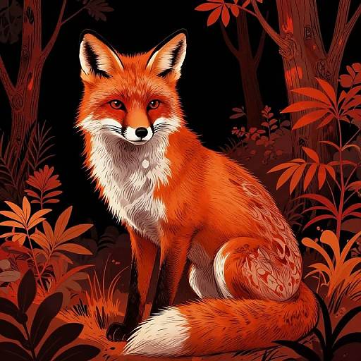 Intricate Fox Illustration by Cloonan