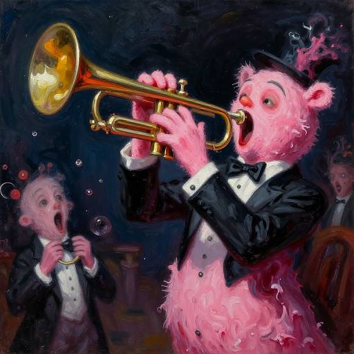 Surreal Impressionist Fantasy Scene