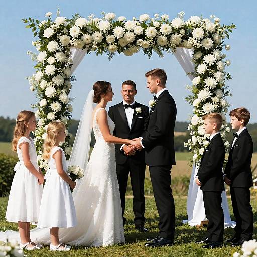 Charming Outdoor Wedding Ceremony Capture