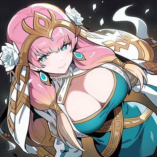 Illustration of Gunnthra (fire emblem), fire emblem in the style of Tokita (jyabarachan)