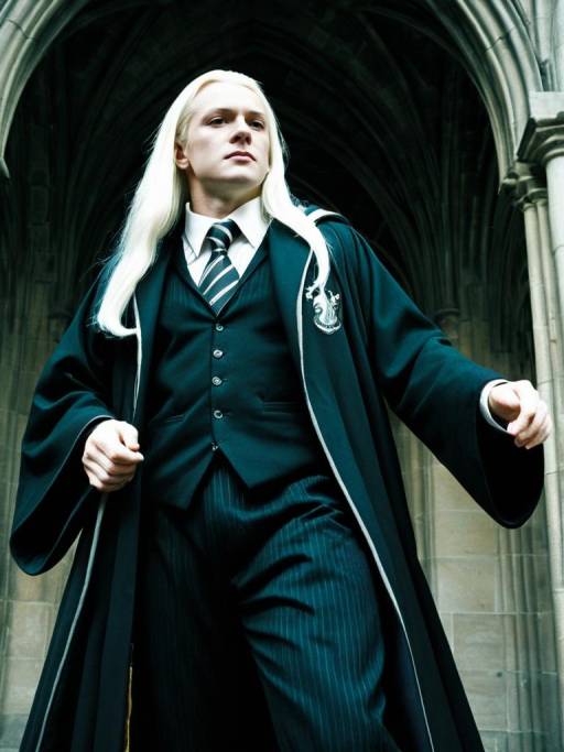 Man in Lucius Malfoy Costume Cosplay