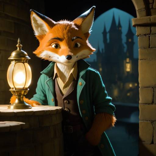 Charming Fox Thief in Cinematic Portrait