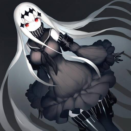 Illustration of Aircraft carrier water oni, kantai collection in the style of Izumi sai