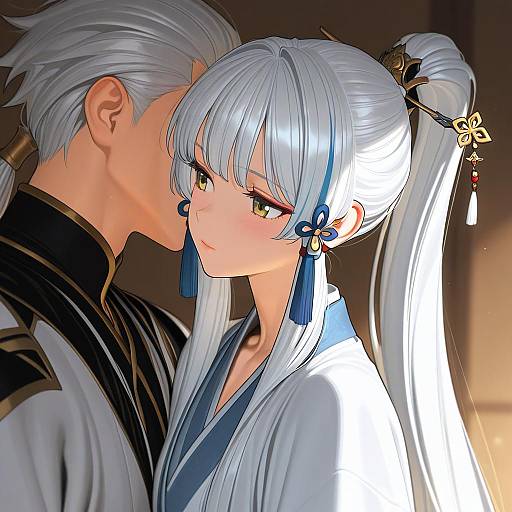 Illustration of Archer (fate/samurai remnant), fate/samurai remnant in the style of Abbystea