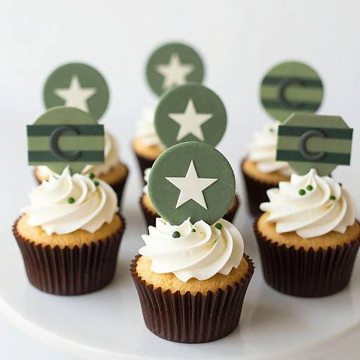 Army Themed Birthday Cupcakes