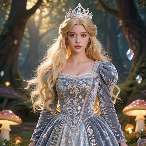 Enchanted Fairy Tale Queen Portrait