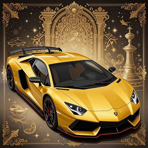 Hyperrealistic Anime Lamborghini Revuelto