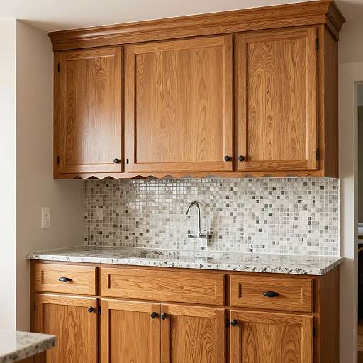 Custom Oak Kitchen Cabinets Design