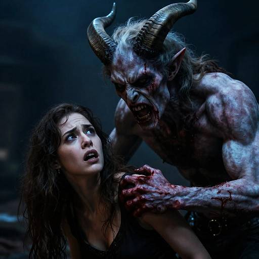 Intense Encounter with a Demonic Creature