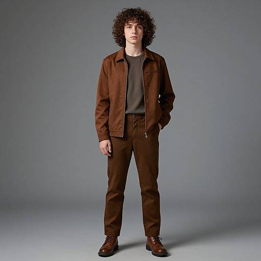 Realistic Portrait of Casual Male