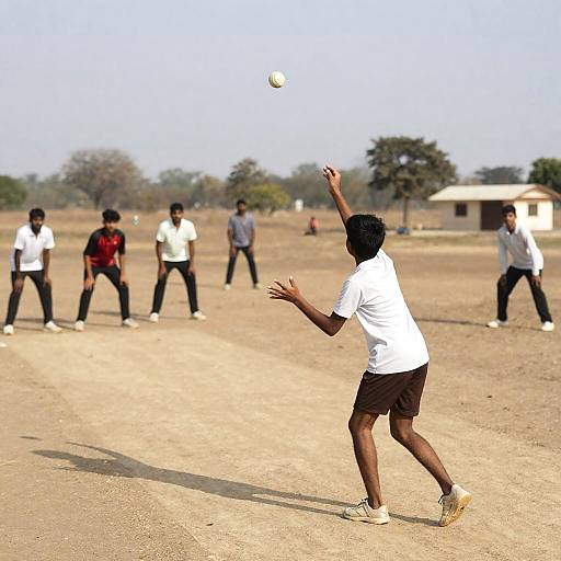 Cricket Match on a Sunny Day