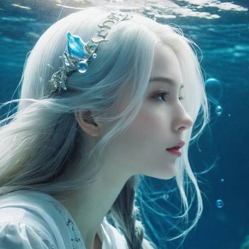 Enchanting Underwater Scene with Characters