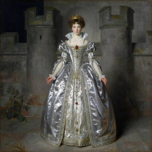 Grim Gothic Princess Portrait