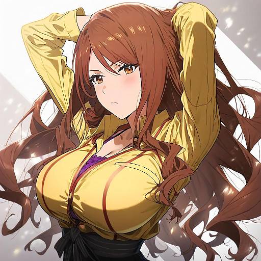 Illustration of Mugino shizuri, toaru majutsu no index in the style of Yoshimoto (dear life)