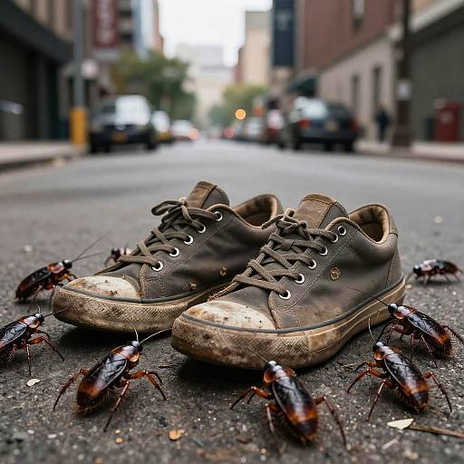 Post-Apocalyptic Cockroach Sneakers