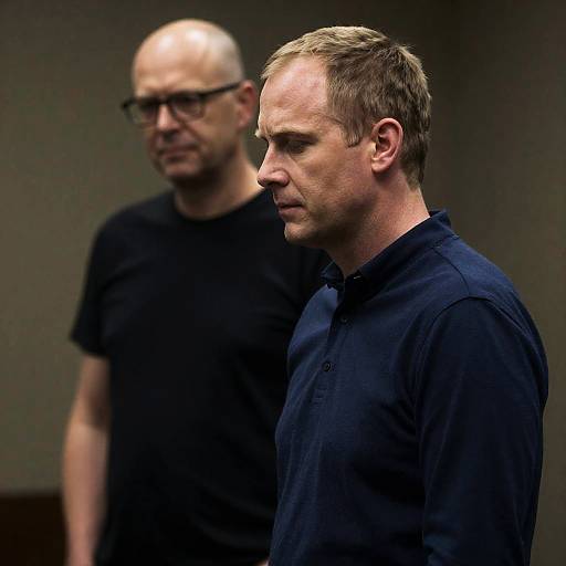 Dramatic Portrait of Two Men