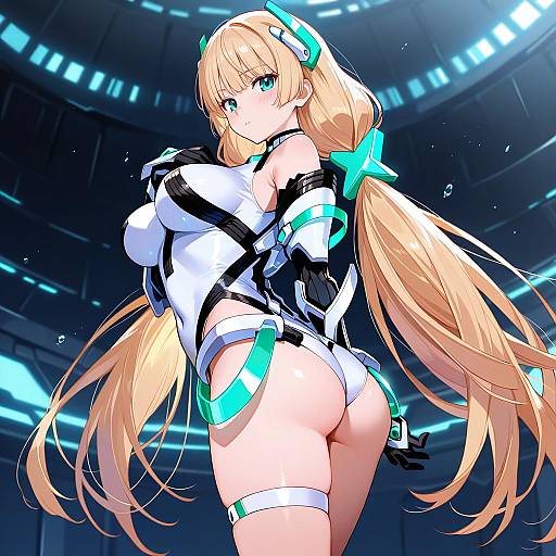 Illustration of Angela balzac, rakuen tsuihou in the style of Mito (go!go!king!)