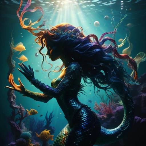 Cosmic Mermaid: A Shadow Puppetry Journey