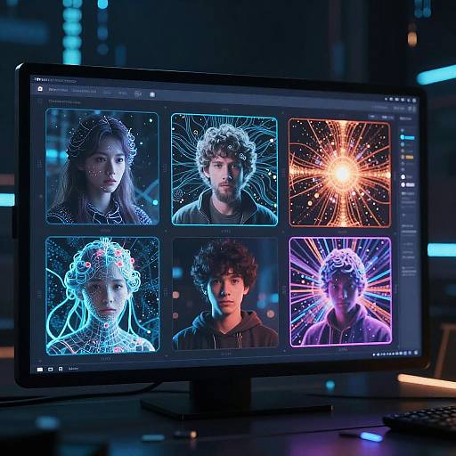 AI Creativity in Digital Matrix