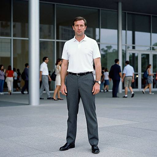 Confident Man by Modern Architecture