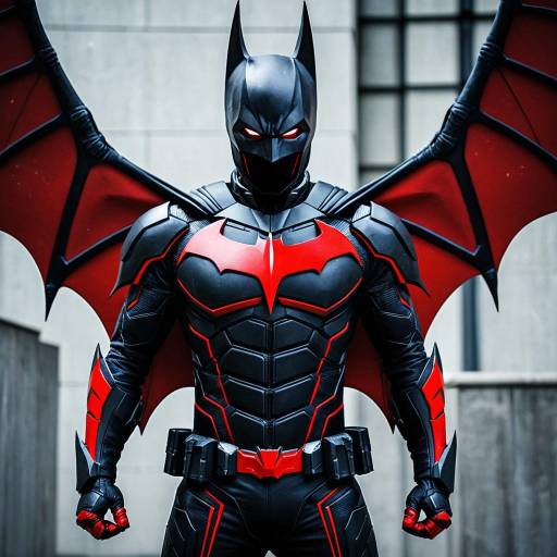 Futuristic Batman Beyond Cosplay Costume