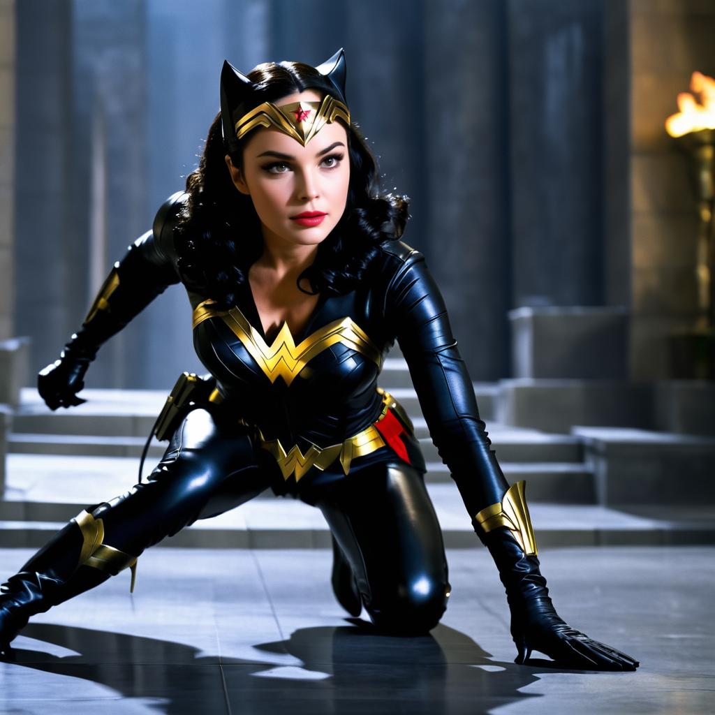 Catwoman Reimagined as Wonder Woman