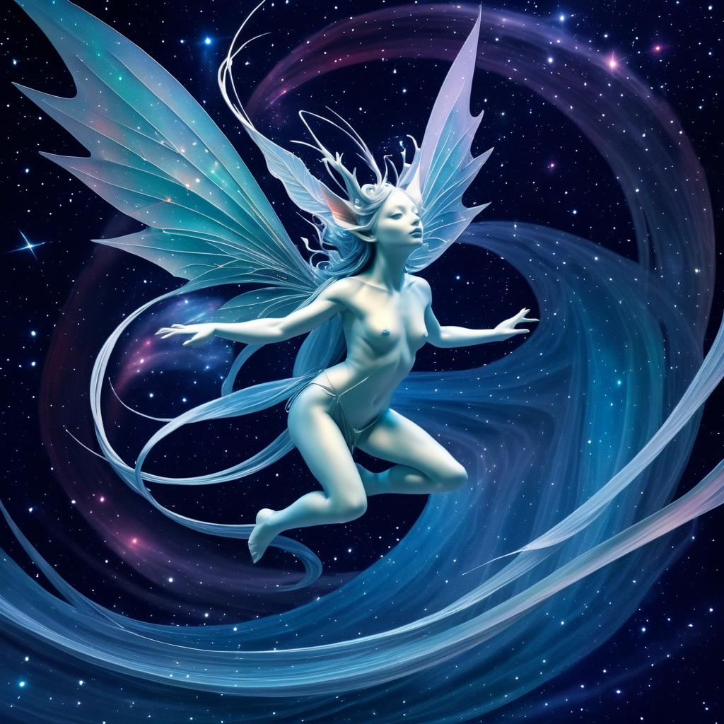 Fae Creature Installation in Space