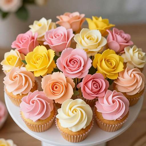 Vibrant Cupcake Bouquet Celebration