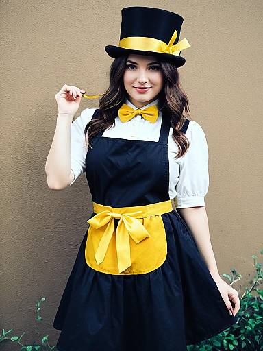 Woman in Delightful Hatter Costume