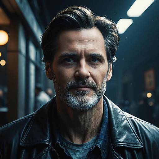 Cinematic Portrait of Mature Man