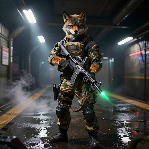 Urban Coyote Recon Commando at Night