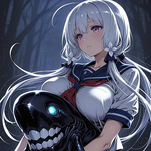 Illustration of Ha-class destroyer, kantai collection in the style of Nakahira guy