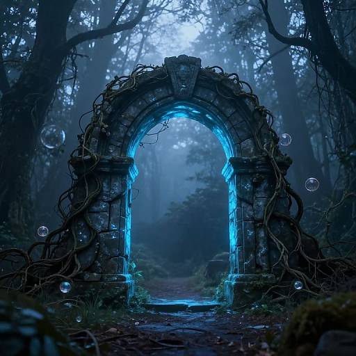 Ethereal Ancient Stone Archway