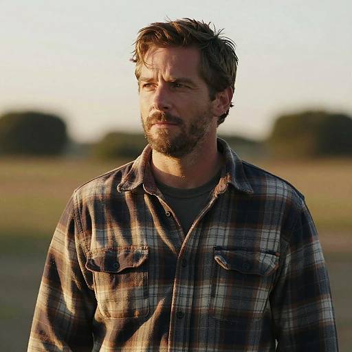 Hyperrealistic Portrait of Steve Outdoors