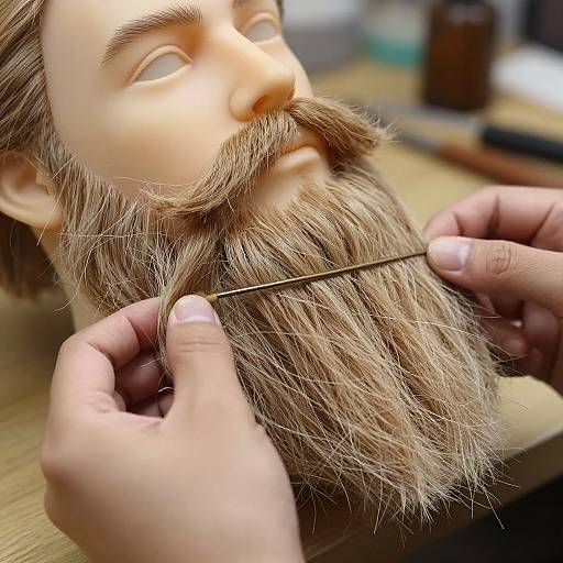Realistic Fake Beard Crafting Tutorial