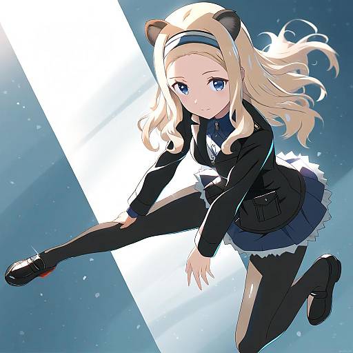 Illustration of Aleksandra i. pokryshkin, brave witches in the style of Nami (nyaa)