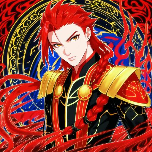 Illustration of Alexander (fate), fate (series) in the style of Sebu illust