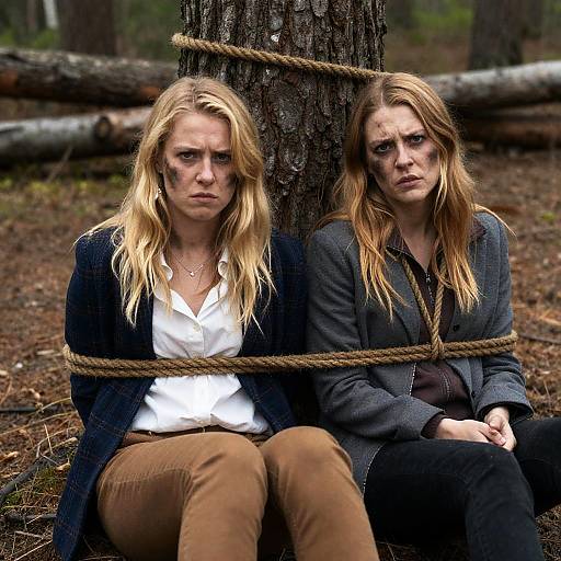 Intense Forest Escape: Two Women Captured