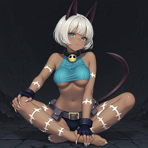 Illustration of Ms. fortune (skullgirls), skullgirls in the style of Ushiyama ame
